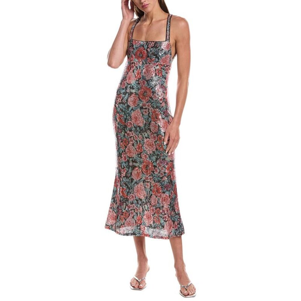 For Love & Lemons Womens Ladonna Midi Dress